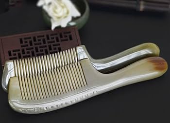 Amazon | 牛角櫛一本 ヘアコーム 櫛くし 頭皮マッサージ 髪 ヘア